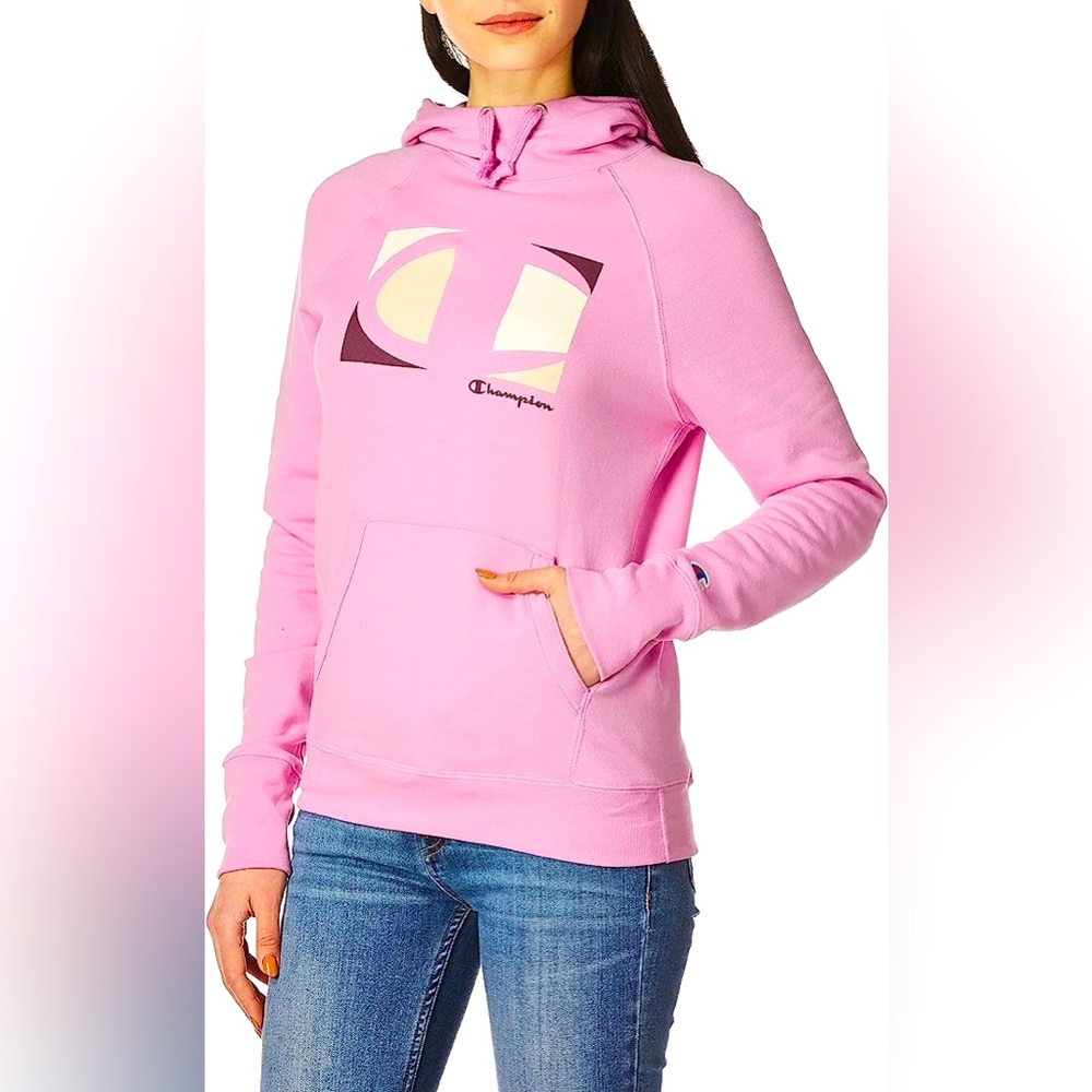 Champion Pink Hoodie Power Blend New